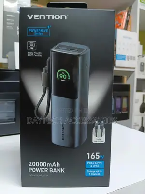 This Is a Vention Powerhive 20000mah Power Bank (Model: Fkfh0).