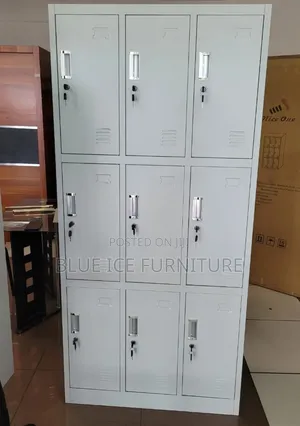 9-Door Steel Locker Cabinet