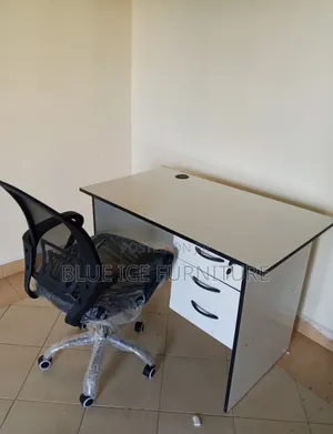 Office Workstation Set (Desk and Mesh)