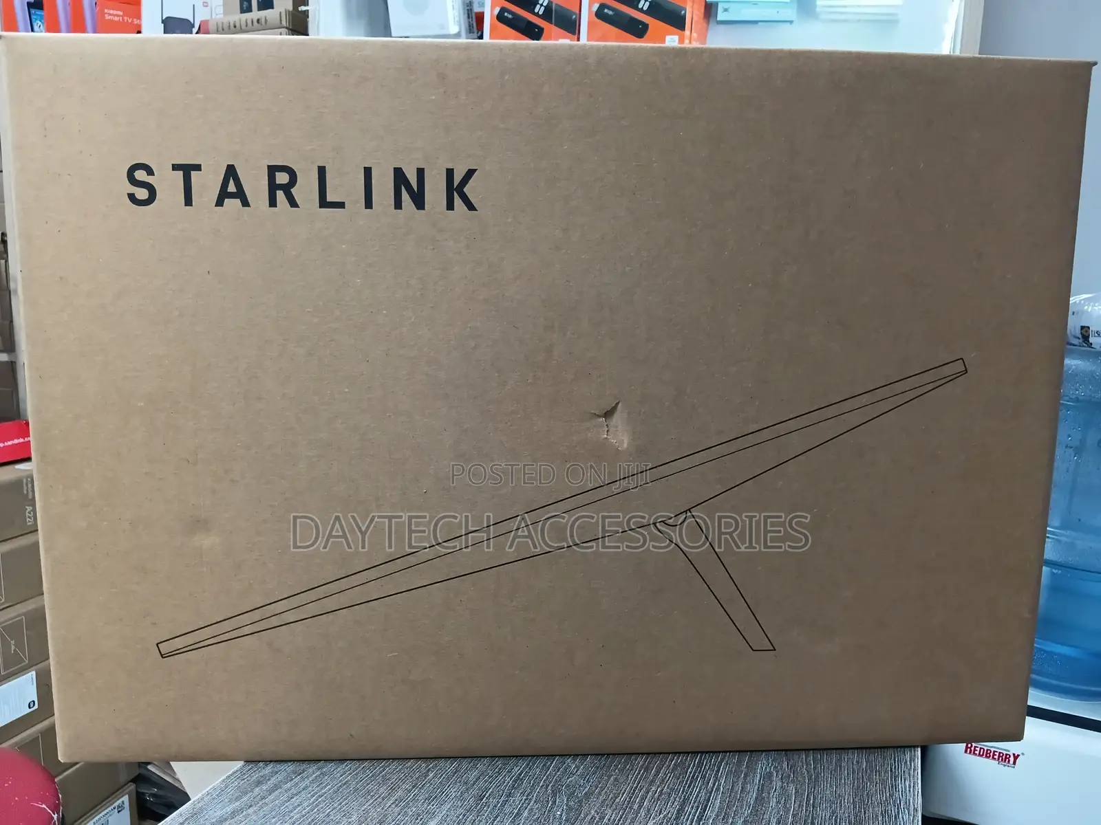 This Is a Starlink Standard Kit (Gen 3) Satellite Internet System Box.