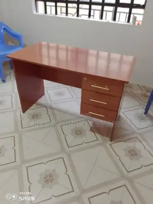 Modern 1m Lockable Drawers Wooden Office Study Desk X4