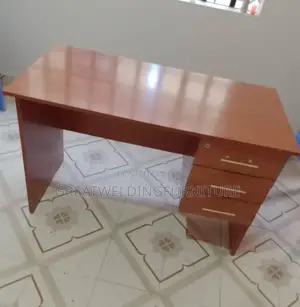 Vintage 0.9m Lockable Wooden Office Study Desk