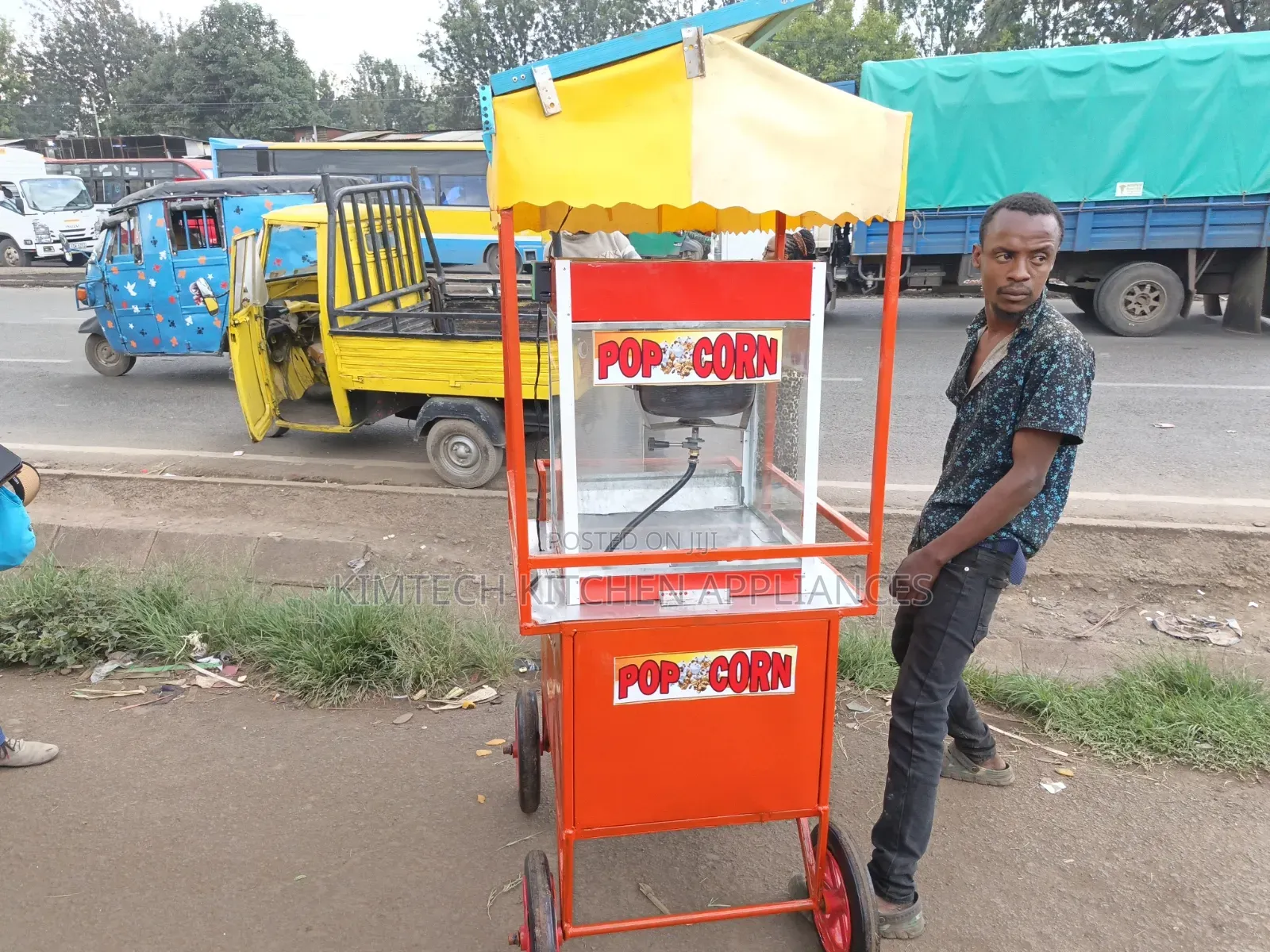 Gas Popcorn Machine