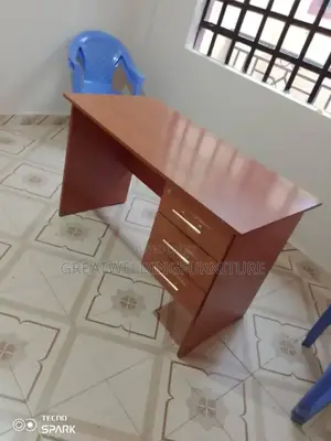 Vintage Modern 0.9m Brown Wooden Office Study Desk Hy