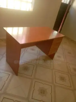 Vintage Brown 1m Wooden Office Study Desk J8f