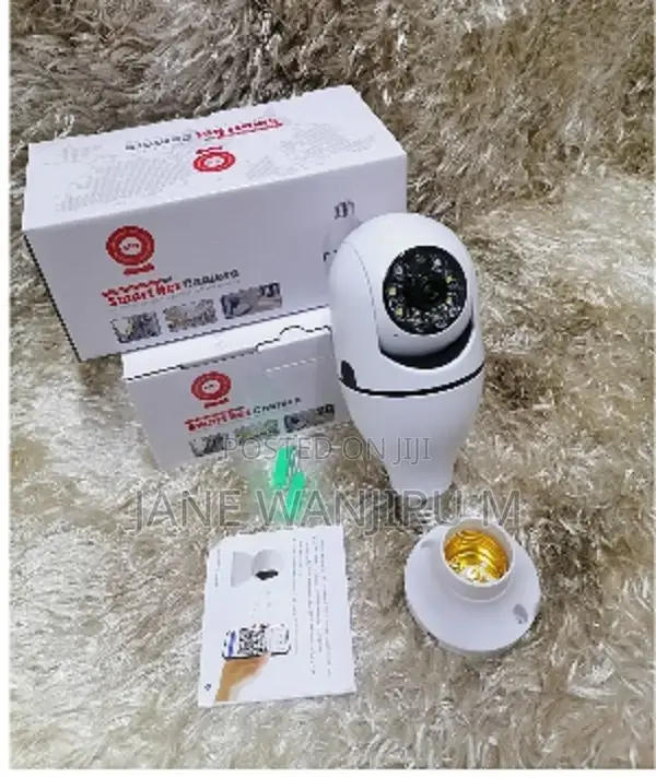 Rotating Wifi Bulb PTZ Camera V380 Bulb Camera