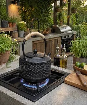 2.5ml Cast Iron Set Teapot With Strainer Net Filter