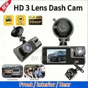 Black Box Full Hd 3 in 1 Dash Cam - Complete Car Surveillance Sytem