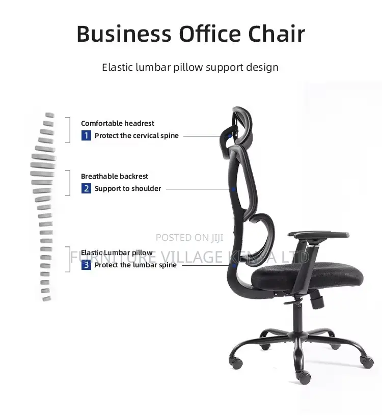 High-Back Ergonomic Orthopedic Homework Chair