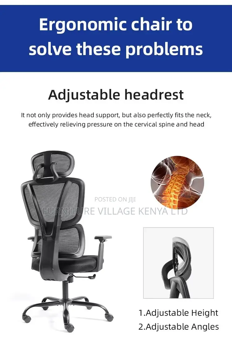 High-Back Ergonomic Orthopedic Homework Chair