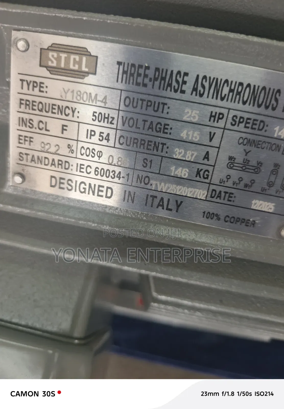 25hp Low Speed Electric Motor