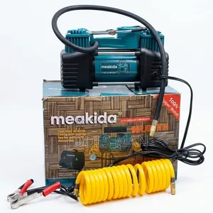 Meakida Heavy Duty 2 Cylinder Car Air Compressor 100% Copper Motor.