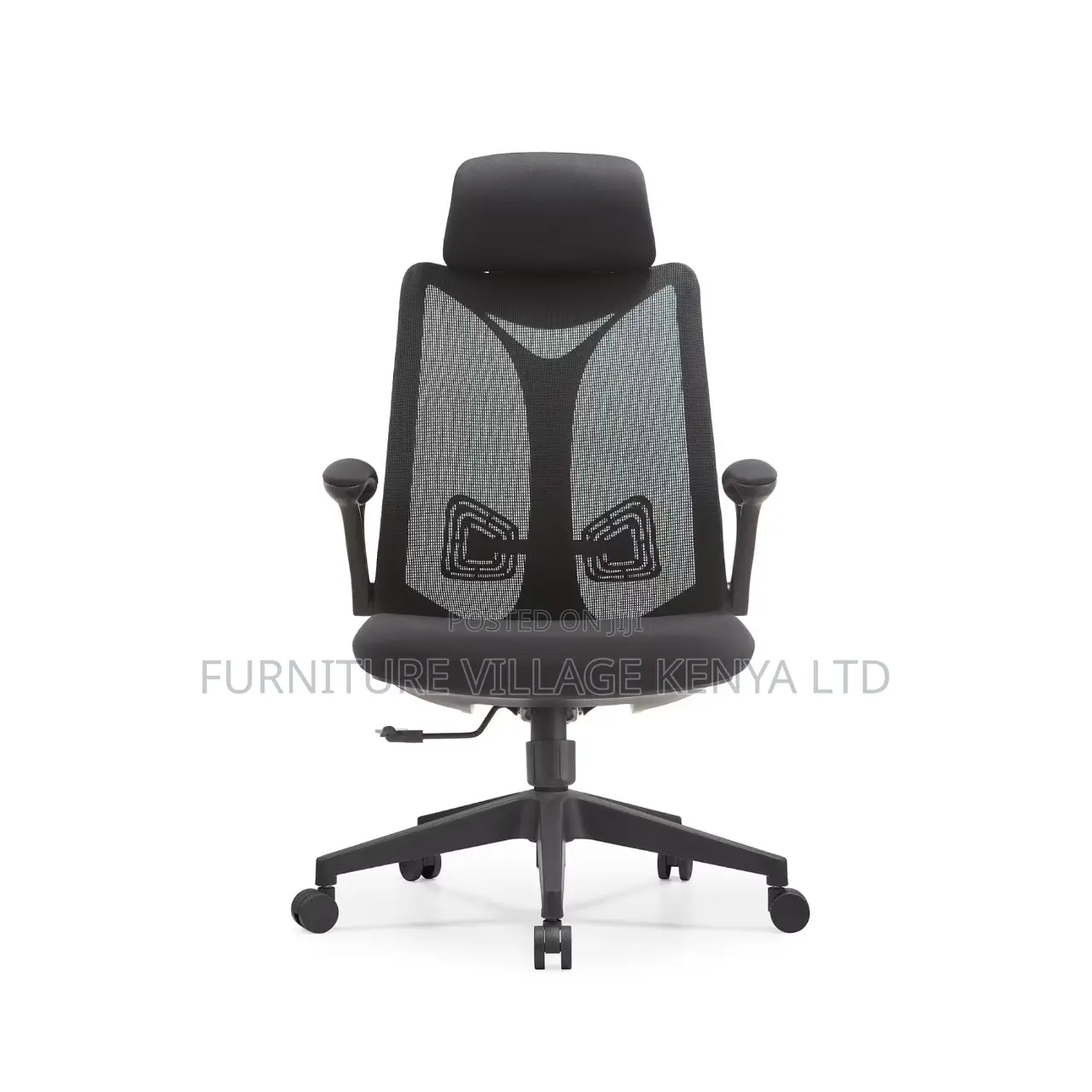 Mesh Ergonomic High-Back Study Seat With Arms
