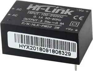 HLK-Pm03 3.3v Ac-Dc Power Module | Compact 220v to 3.3v Power Supply