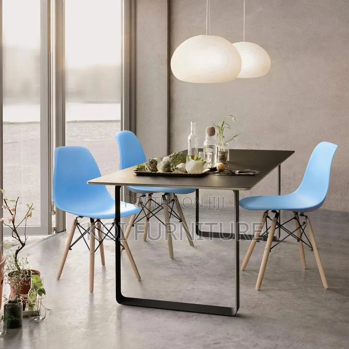 Dining Chairs; Modern Style Outdoor Studio Eames Chairs