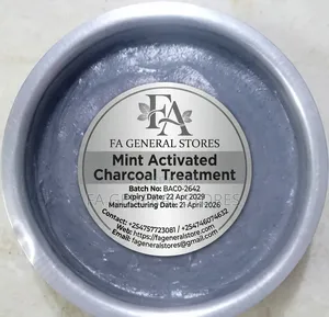 Mint Activated Charcoal Hair Treatment