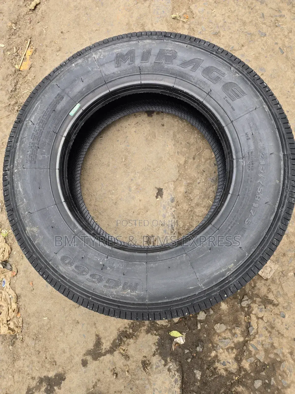 215 /75 R17. 5 Mirage Tyres (Highway)