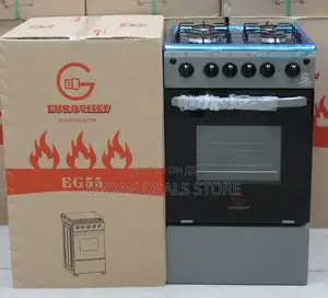 Eurochef 4 Burners Full Gas With Electric Oven +Timer Standing Cooker