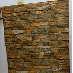 Decorative 3d Tiles Shape Wallpaper