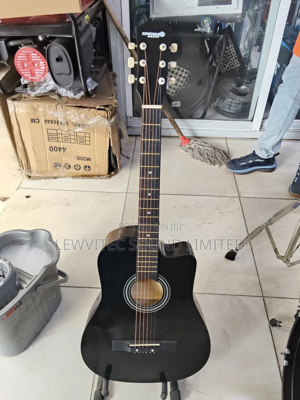 Black Acoustic Guitar