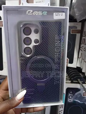 Samsung Galaxy S25 Ultra Non-Slip Grip and a Metal Frame Case