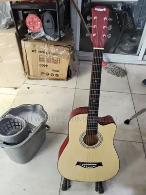 Wood Acoustic Guitar