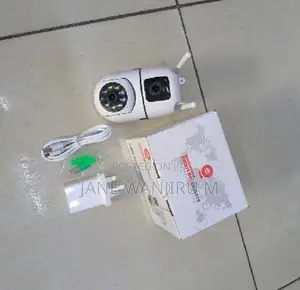 Wall Mount Bulb Dual Lens Wifi Camera