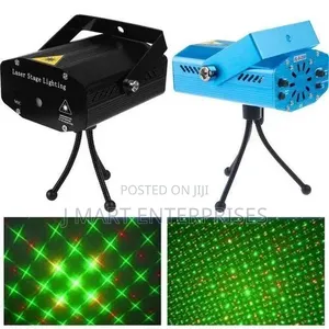 Laser Mini Disco Lights Projector Stage Lighting Sound Synchronization