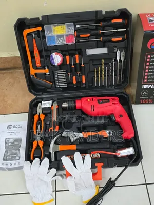 Now in Stock 
Edon 1000w Electric Drillset 
117pcs Toolset
