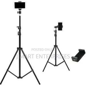 2m Tripod Stand With Phone Holder