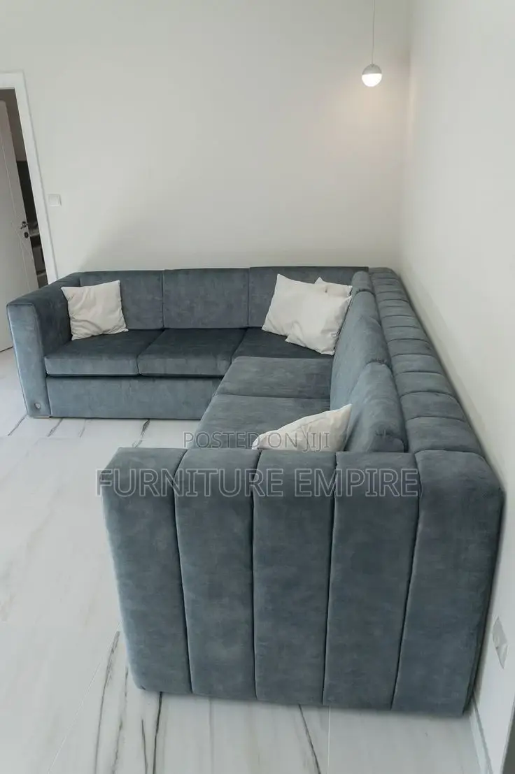 Grey Channel Sofa