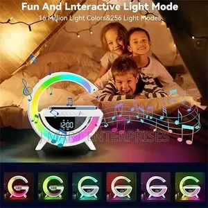 Big G Smart Night Light Wireless Bluetooth Speaker W Alarm Clock