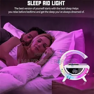 Big G Smart Night Light Wireless Bluetooth Speaker W Alarm Clock