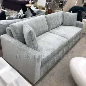 Light Grey Velvet Sofa