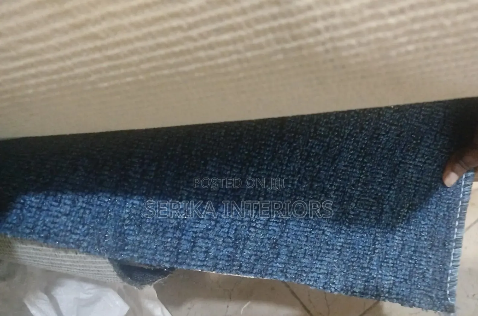 Light Blue Wall to Wall Carpets Office Carpets Environmental Friendly