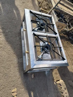 2 Burners Cooker Stainless Steel.