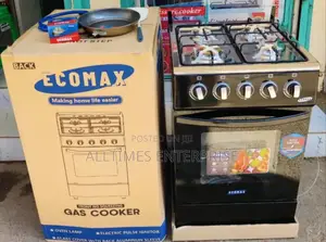 Ecomax 50cm by 55cm 4 Gas Standing Cooker