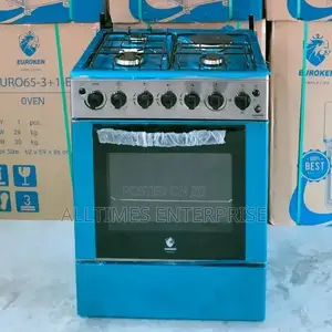 Euroken 60*65cm 3g+1e Standing Cooker With Electric Oven