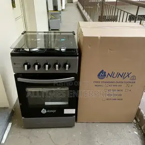 Nunix 50*55cm 4gas Burner Standing Cooker With Gas Oven