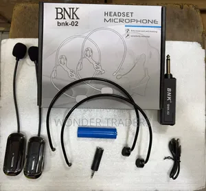 Headset Microphone Double/Bnk Mic Bk 02 Double Mic