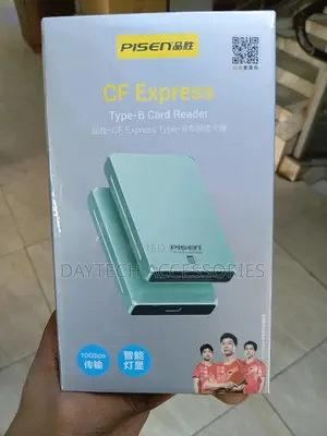 This Is a Pisen Cf Express Type-B Card Reader Adapte - Green