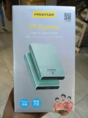 This Is a Pisen Cf Express Type-B Card Reader Adapte - Green