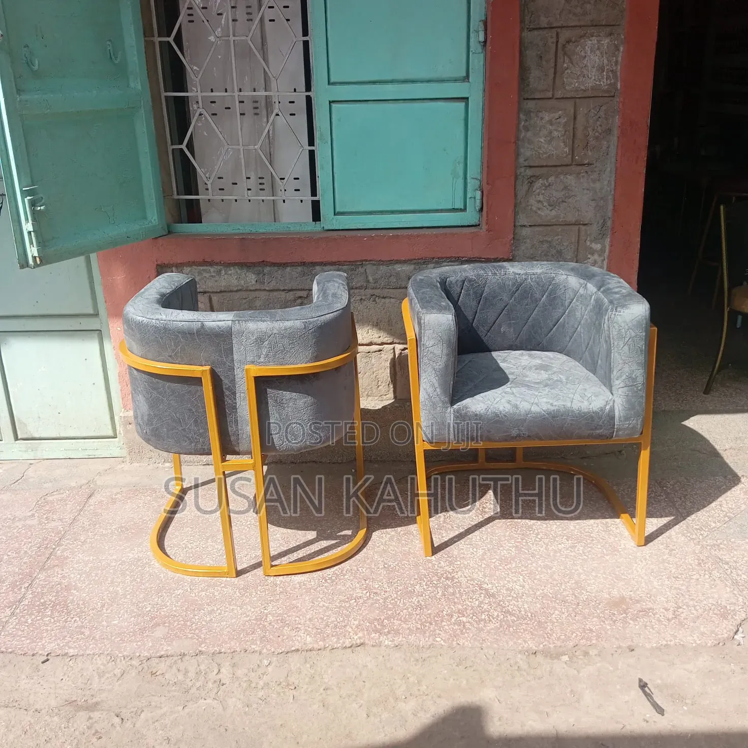Grey Stunning Parlour Seats