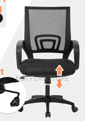Office Chairs; Ergonomic Adjustable Mesh Fabric Office Chairs