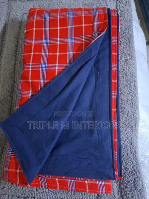 Elegant African Tribal Maasai Fleece Blankets