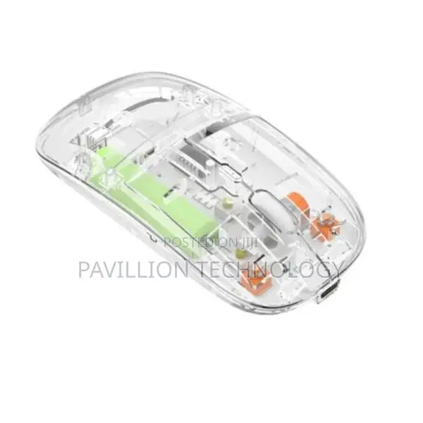 Wireless Transparent Rechageable Mouse With Bluetooth