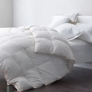Size 230*230cm White Goose Cotton Premium Fluffy Duvet