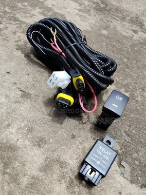 H11,H8,H16 Foglight Wiring Harness Switch Kit