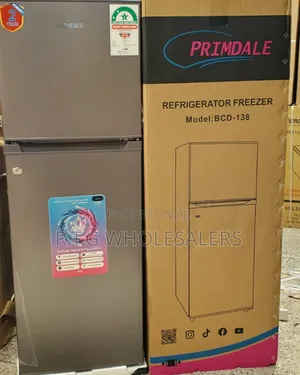 138l Primdale Refrigerator Double Door – Compact Silver