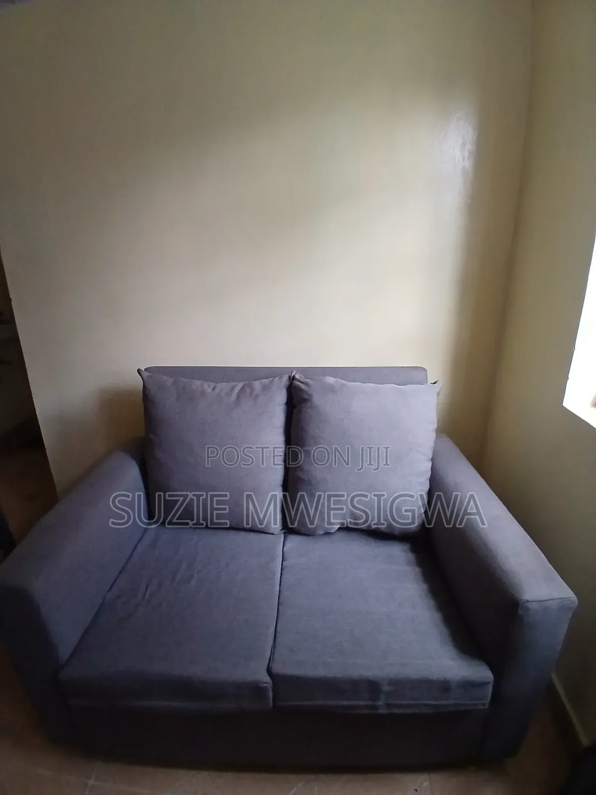 Grey 2 Seater Sofa